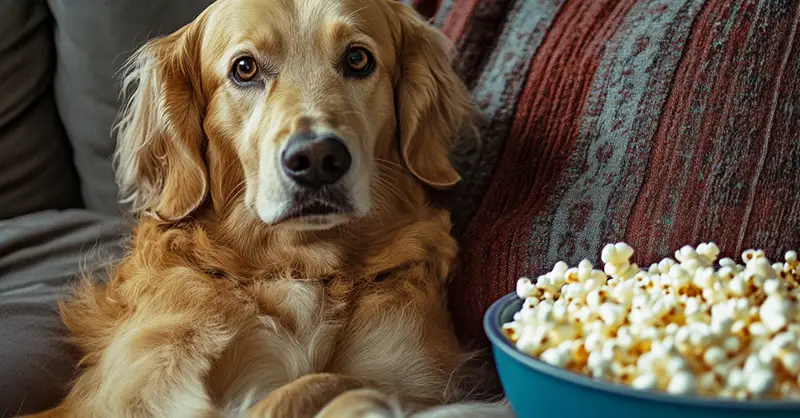 How bad is popcorn for dogs best sale